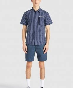 Khujo SKELTON - Camicia - Blue, Uomo -Offerte khujo Negozio f7784c4e78bd49d2bf3f583a1104919d