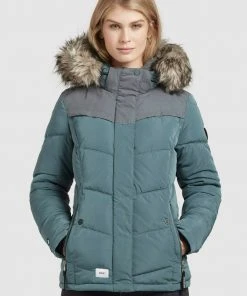 Khujo WINSEN - Giacca Invernale - Blaugrau, Donna