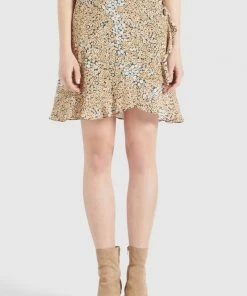 Khujo UNDINE - Gonna A Campana - Mehrfarbig Geblümt, Donna