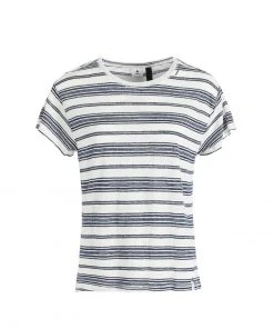 Khujo MATAMA - T-shirt Con Stampa - Naturweiß-dunkelblau Gestreift, Donna -Offerte khujo Negozio f8382154c72a41198a74edf9a114205d