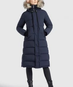 Khujo LISSANDRA - Cappotto Invernale - Dunkelblau, Donna -Offerte khujo Negozio f88a634777bd4c7697f3b7211dc7fc81