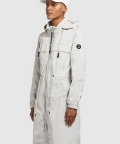 Khujo VOYA - Parka - Hellgrau, Donna -Offerte khujo Negozio f89e868e633a405094d83659f5376218