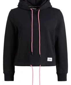 Khujo ABALIE - Felpa Con Cappuccio - Black, Donna -Offerte khujo Negozio f95b3e55d87a447581bb60399b8f9a19