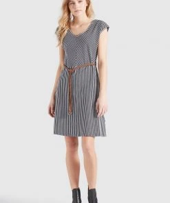 Khujo LEIFA - Vestito Estivo - Dunkelblau-weiß Gestreift, Donna 18 Khujo LEIFA - Vestito Estivo - Dunkelblau-weiß Gestreift, Donna -Offerte khujo Negozio fb1a0eb46bf8452b84f50535030081ef