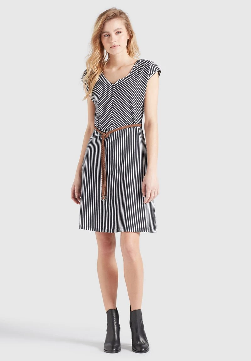 Khujo LEIFA - Vestito Estivo - Dunkelblau-weiß Gestreift, Donna 10 Khujo LEIFA - Vestito Estivo - Dunkelblau-weiß Gestreift, Donna - immagine 8
