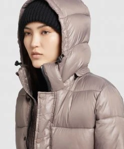 Khujo GERDA SHINY - Cappotto Invernale - Taupe Glänzend, Donna -Offerte khujo Negozio fb573c0841314751858e0971b201c23b