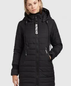 Khujo SHINE2 STRUCTURED - Cappotto Invernale - Schwarz, Donna