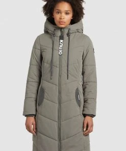 Khujo ARIBAY2 PEACHED - Cappotto Invernale - Mint, Donna