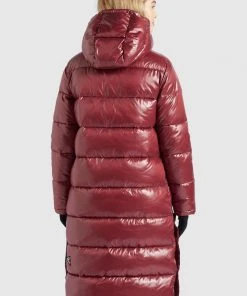 Khujo CORINNA - Cappotto Invernale - Weinrot Glänzend, Donna -Offerte khujo Negozio fbfa232d1d614358849af80c70bc12ca