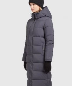 Khujo CORINNA MATT - Cappotto Invernale - Grau, Donna -Offerte khujo Negozio fe77426467b446268df158bb131a83a0