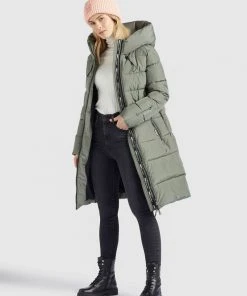 Khujo JILIAS - Cappotto Invernale - Mint, Donna -Offerte khujo Negozio fe87dc3c0ab446949cb31c14337ee1db
