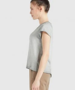 Khujo MATAMA - T-shirt Con Stampa - Grau, Donna -Offerte khujo Negozio feb7a607bc4949a8b387757f57a85168