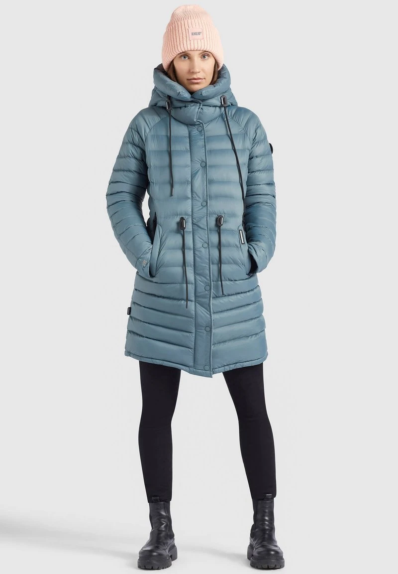 Khujo MANTEL NIANA SHINE - Cappotto Invernale - Blaugrau, Donna 3 Khujo MANTEL NIANA SHINE - Cappotto Invernale - Blaugrau, Donna