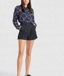 Khujo COLLINS - Camicia - Dark Blue, Donna