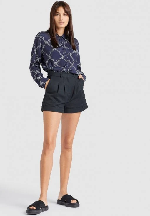 Khujo COLLINS - Camicia - Dark Blue, Donna -Offerte khujo Negozio ffe80491040f460db03d390a1831e9e4